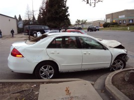 2007 HONDA ACCORD SE, 2.4L AUTO SDN, COLOR WHITE, STK A15182